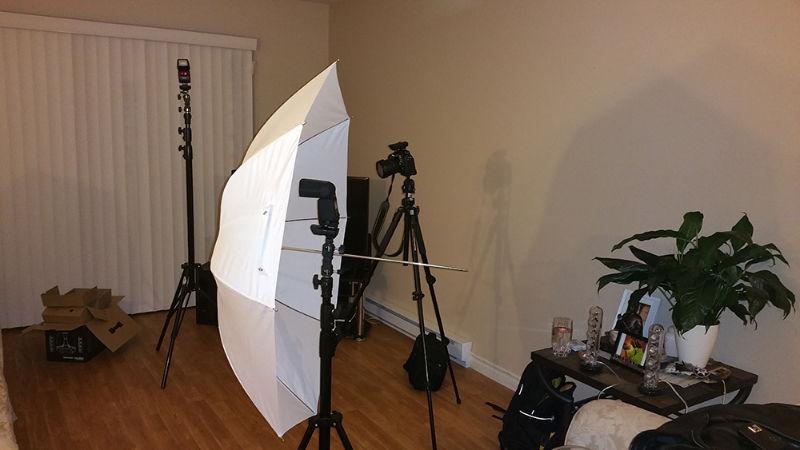 Photography studio set