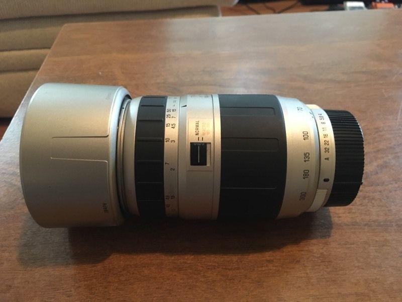 Tamron tele-macro lens for Pentax camera