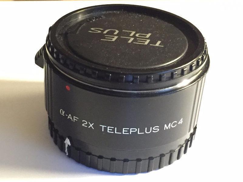 Alpha AF 2X Teleplus MC4 teleconverter for Sony Alpha lens