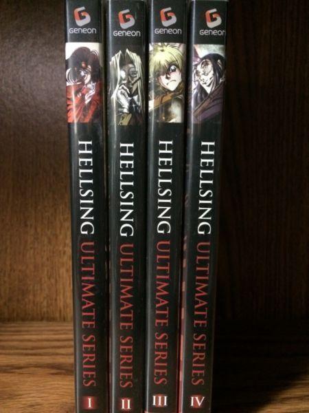 Anime DVD: Hellsing Ultimate Series I to IV