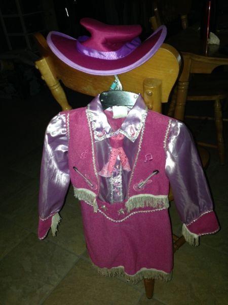 Cowgirl Costume Size 5-6