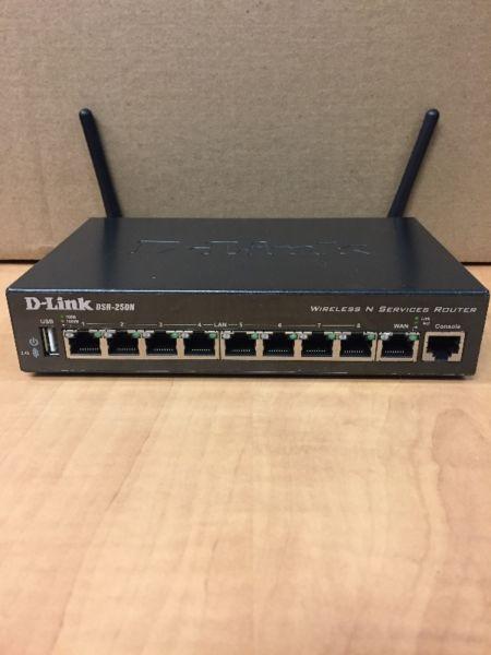 D-Link DSR-250N Wireless 8-Port Gigabit VPN Router w/ Web Filter
