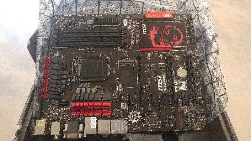 Gaming MSI Motherboard with case