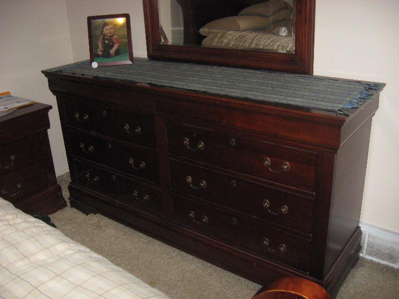 Rosewood bed set price reduced