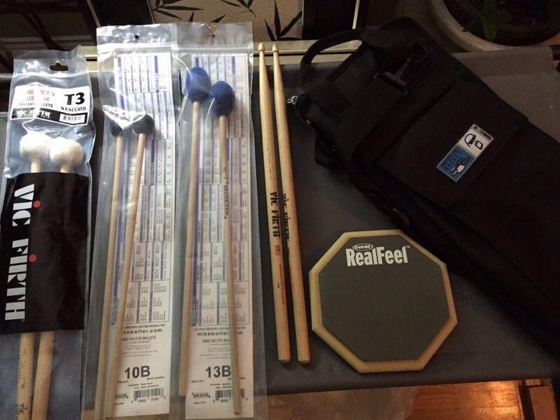 Band percussion band stick and mallets