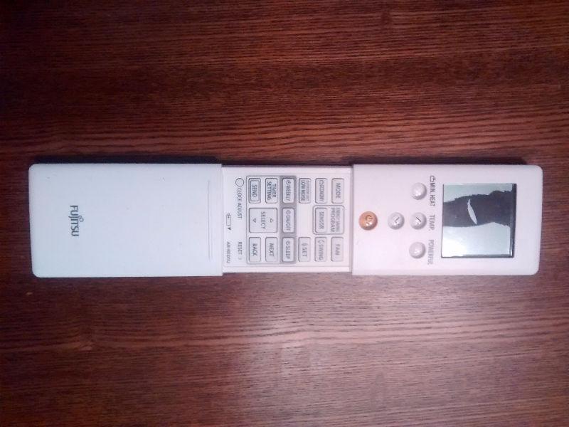 Broken Remote for Fujitsu Heat Pump - for Parts Only