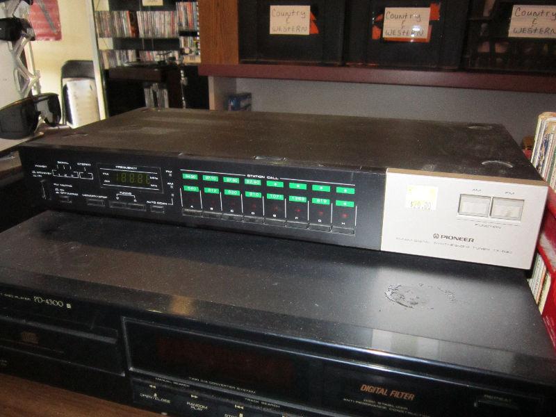 PIONEER AM/FM Digital Synthesized Tuner For Sale