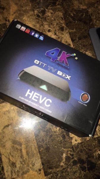 4K OTT TV ANDROID BOX HEVC - FOR SALE!!