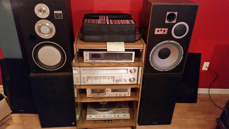vintage stereo system