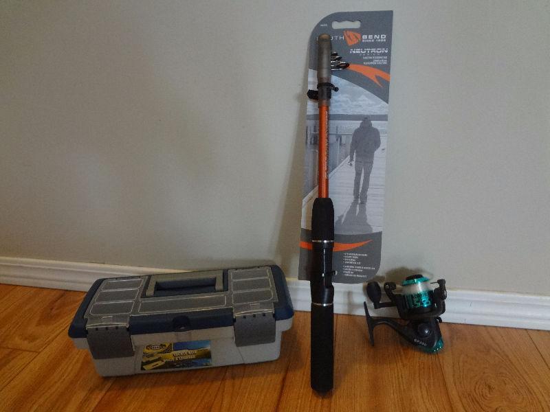 $40 - New Telescopic Rod, reel & tackle box. Great for a gift