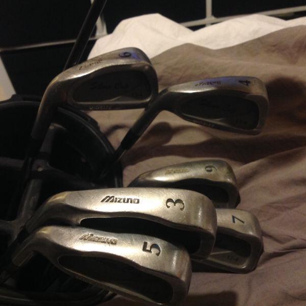 Left handed Big Bertha Driver and Mizuno Silver Cup Irons