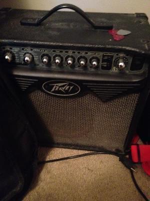 Electric guitar and peavey amp for sale! With accessories