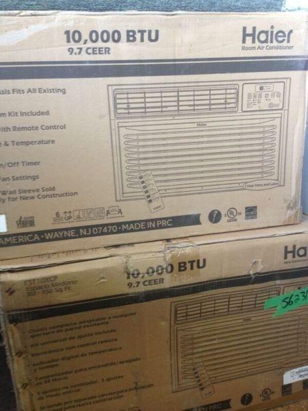 NEW Haier 10,000 btu air-condtioner