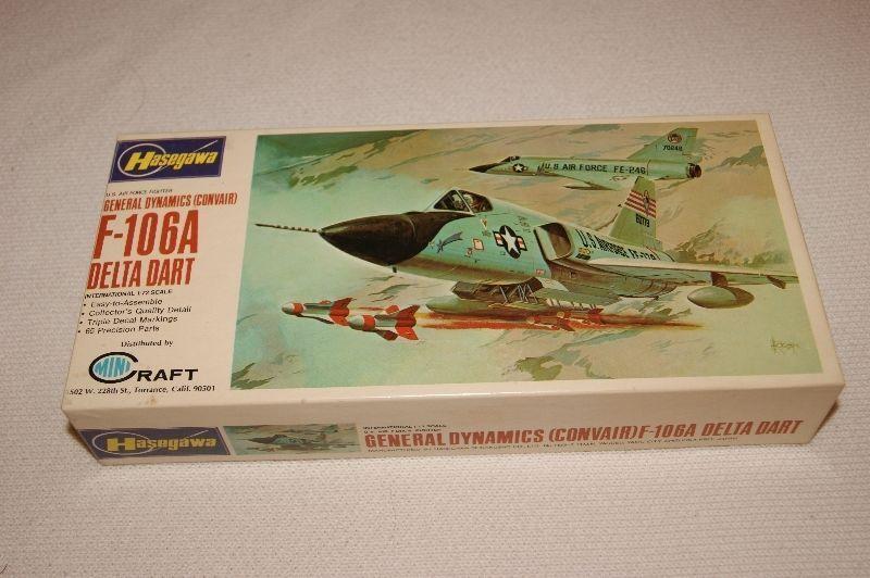 Hasegawa General Dynamics Convair F-106A Delta Dart 1.72 scale