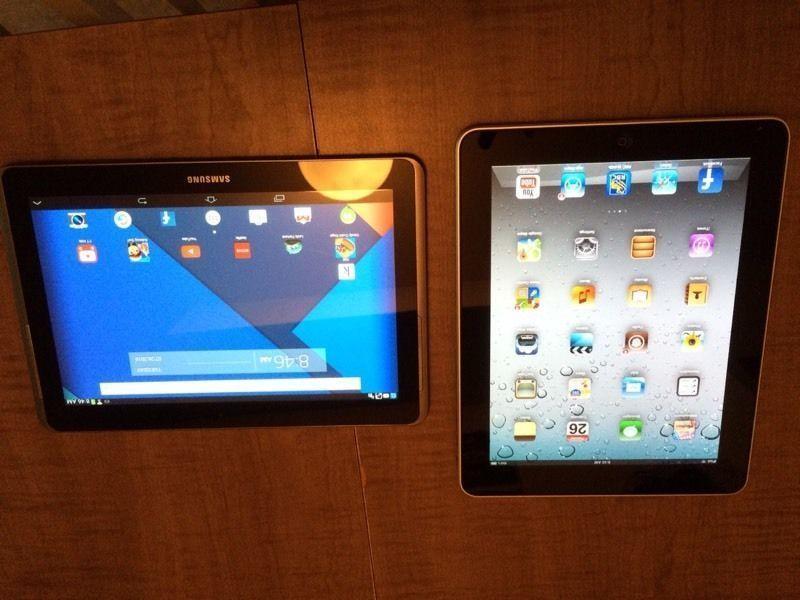 iPad 1st gen and Samsung tab 2