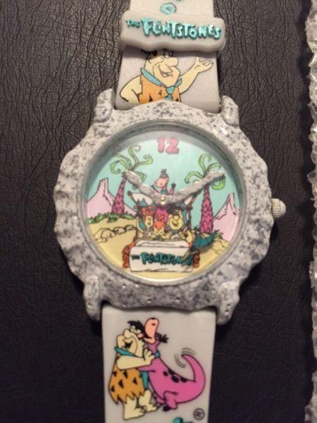 New vintage Flintstones watch
