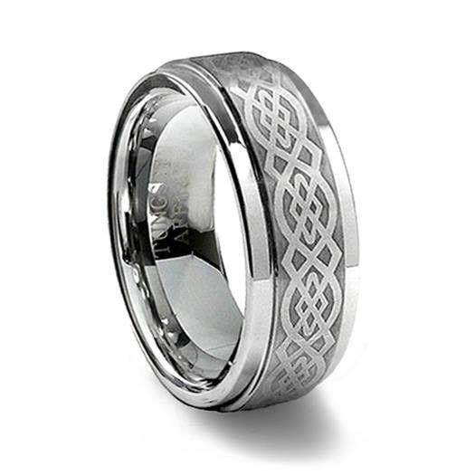 TUNGSTEN CARBIDE STAINLESS STEEL STERLING SILVER RINGS
