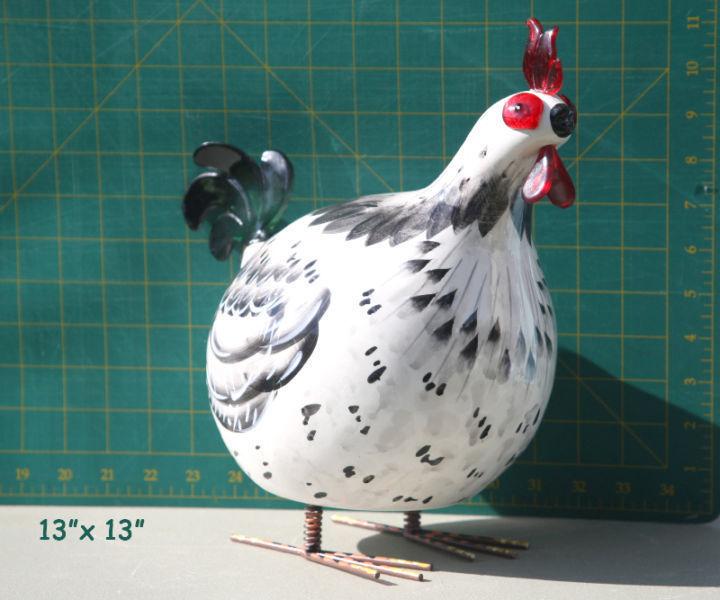 2 Ceramic Roosters both for $30