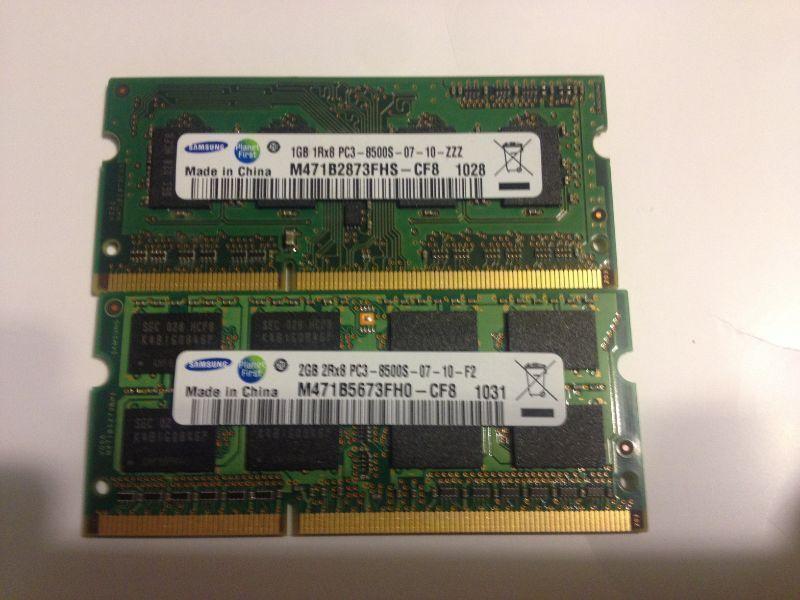 2GB ram, PC2 and PC3