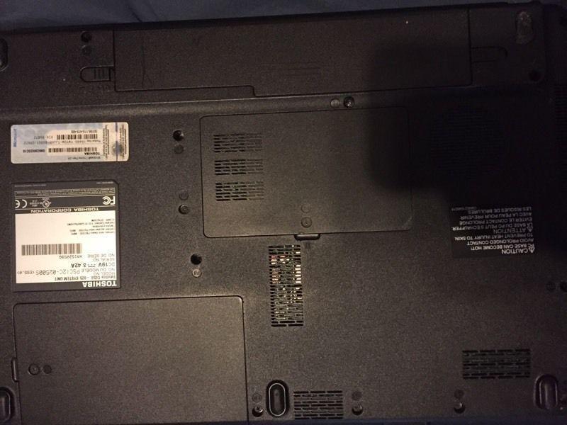 Cracked screen Toshiba Laptop