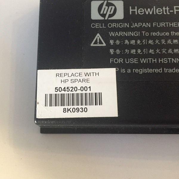 HP or Compaq original unused laptop battery