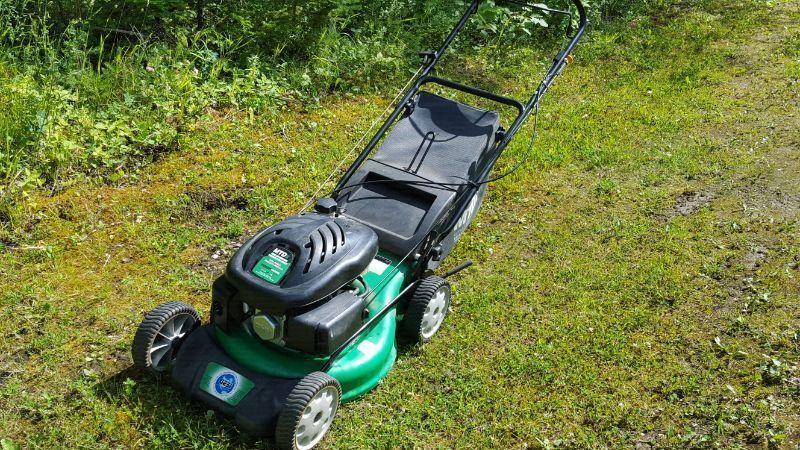 Lawn mower with bagger for sale