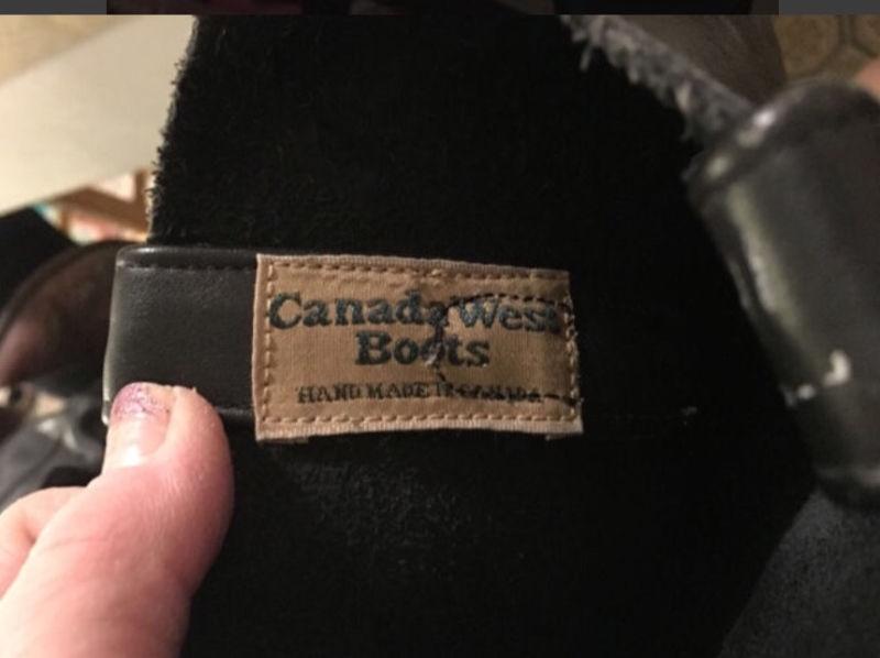 Canada West genuine leather riding/western boot