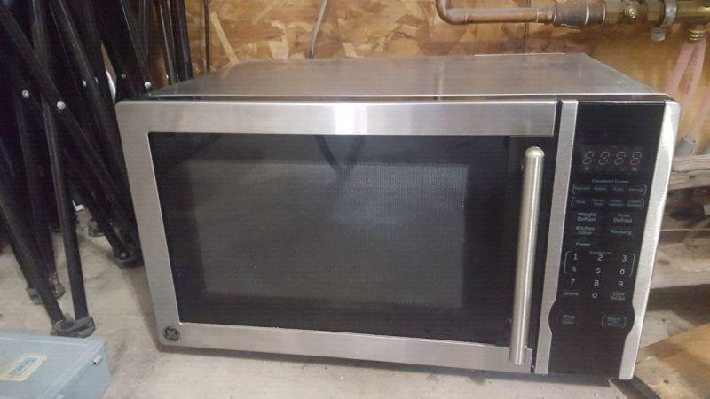 GE Stainless Steel Microwave