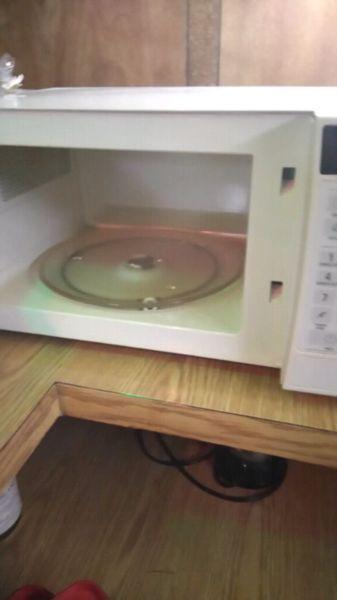 Rarely used microwave 50.00 obo