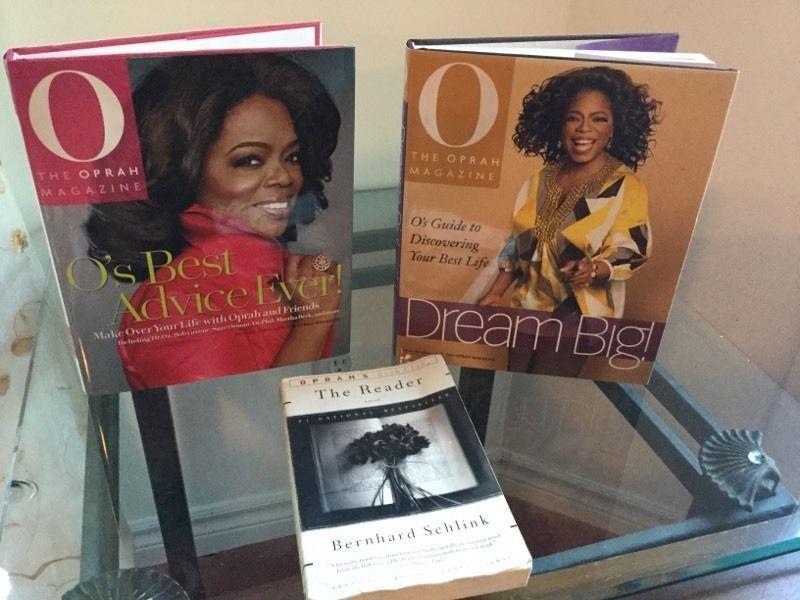 Oprah's hard cover x2& 1 paperback