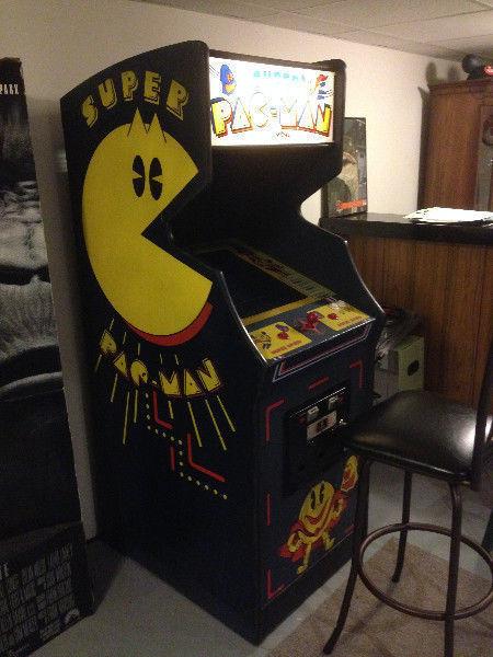 Super Pac-Man Classic Arcade Machine 1982 Bally. Works Perfect