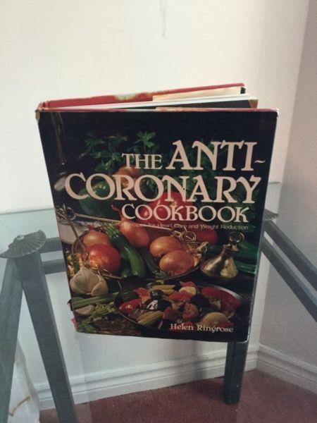 Hard cover Anti-Coronary Cookbook