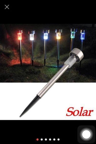 Landscape outdoor light color changing Led brand new 8pcs