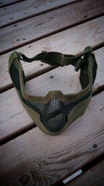 Airsoft metal mesh face mask