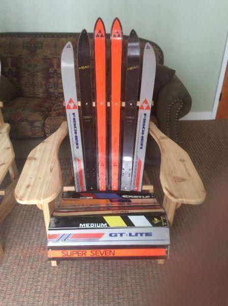 Adirondack ski chair