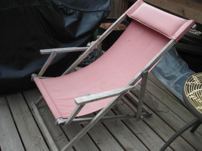 Iconic Wooden Beach Chair