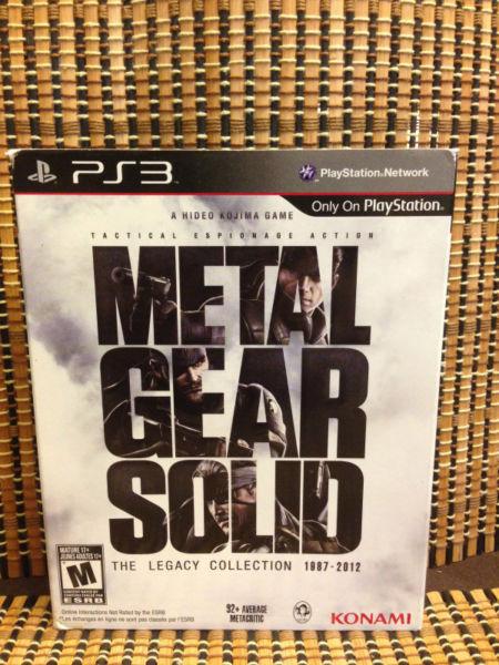 Metal Gear Solid: 2-Disc Legacy Collection(1987-2012)+Rare Art B