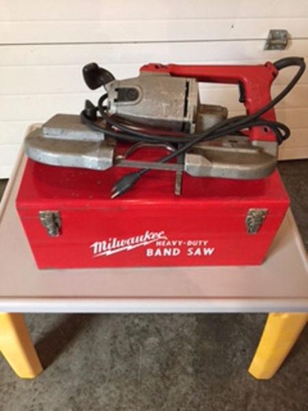Milwaukee Band Saw and case