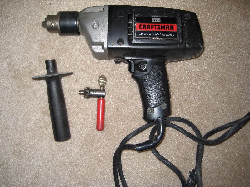 Sears CRAFTSMAN 1/2-in. drill used only a few times