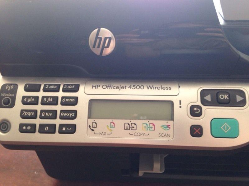 HP Printer - OfficeJet 4500 Wireless