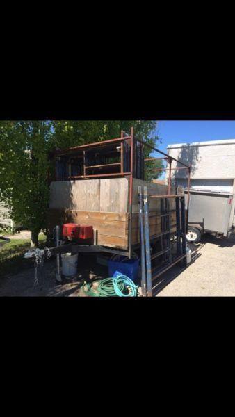 CUSTOM HOME BUILT TRAILER PLUS A WHOLE LOT OF EXTRAS