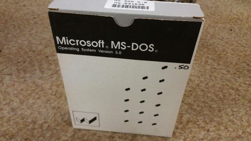 Microsoft MS-DOS 5.0 in Box