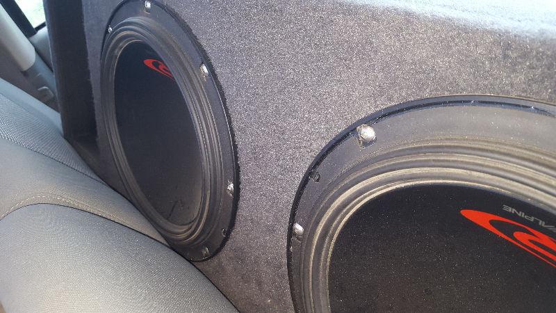 Alpine Type-R Subwoofers and Amp