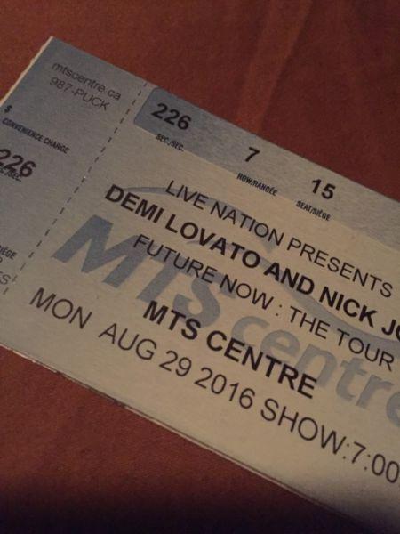 Demi Lovato & Nick Jonas tickets