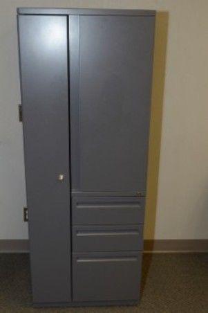 Haworth VTHE Personal Storage Tower / Cabinet with lock and key