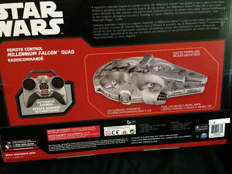 Star Wars Millennium Falcon Drone New sealed In Box