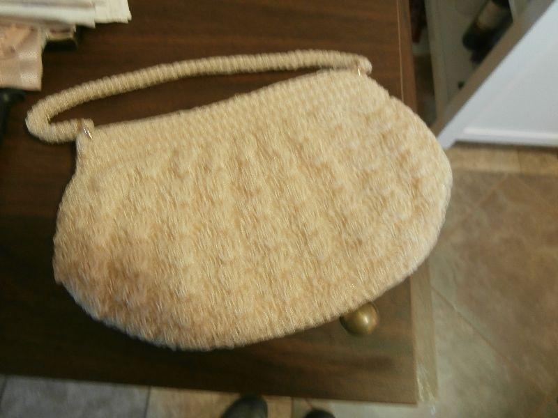 Beautiful Vintage Beaded Evening Bag at KeepSakes Antiques