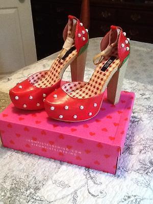 For sale - Blame Betty iron Fist Strawberry Lips Platform shoes