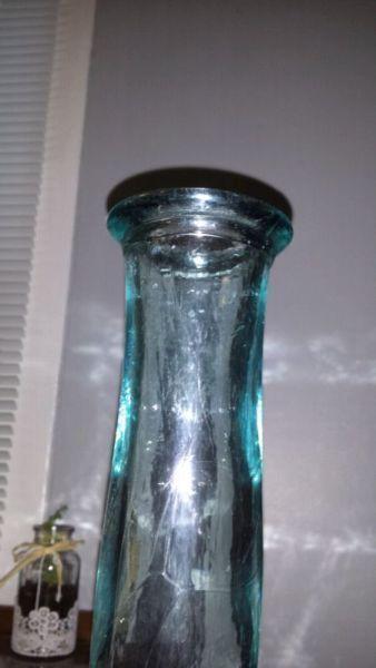 Asymmetrical glass vase