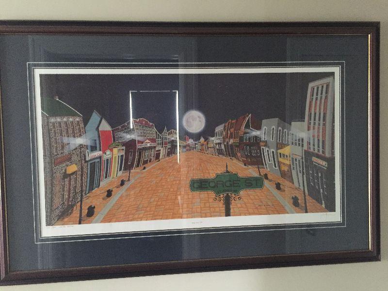 James Long - Limited Edition George Street Framed Print